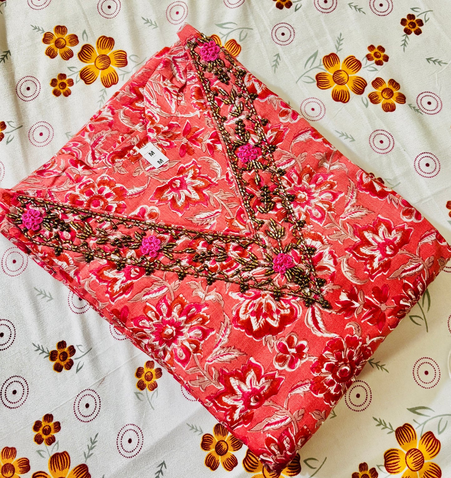 Kurtis - Top Floral Pink