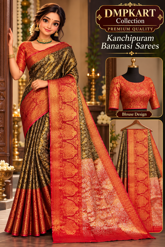 Banarasi Ganga Pattu saree