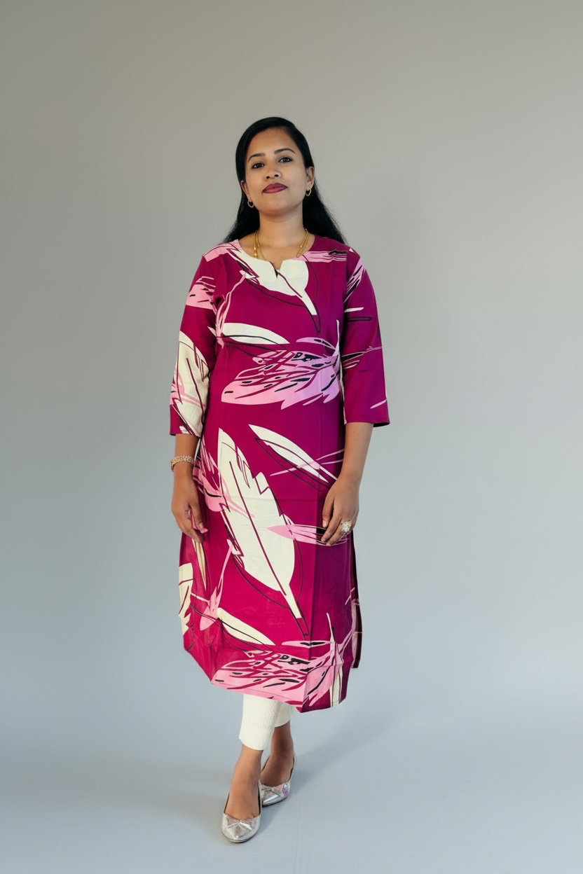 Kurtis - Top Magenta