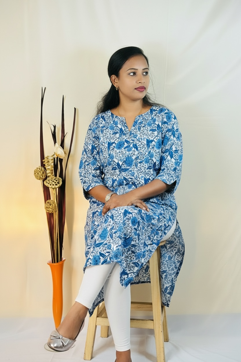 Kurtis - Top blue