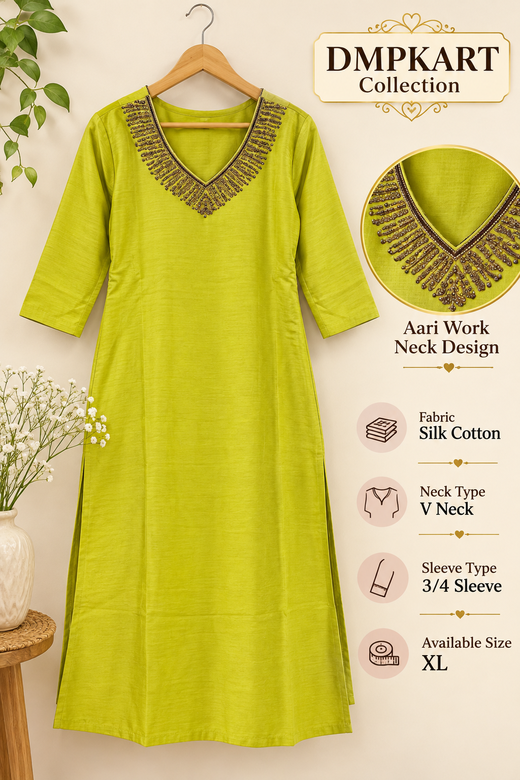 Kurtis - Top Aari work