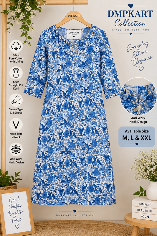 Kurtis - Top blue