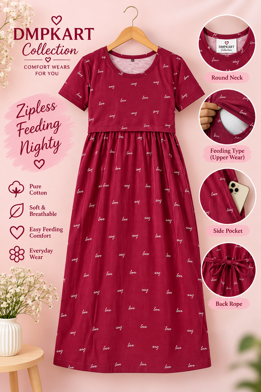 Maroon - Maternity wear