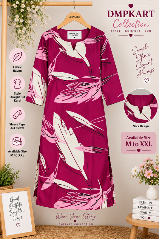 Kurtis - Top Magenta