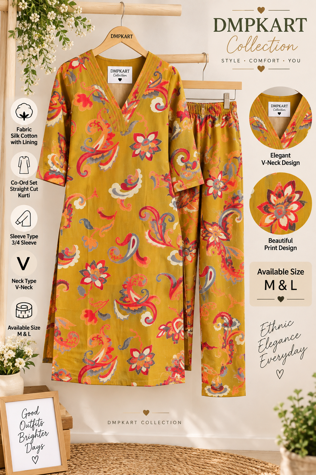 Co-ord set Kurtis