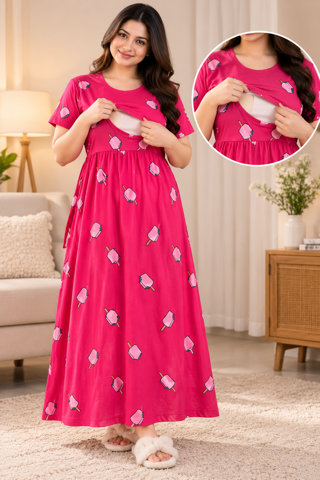 Candy Pink - Maternity wear