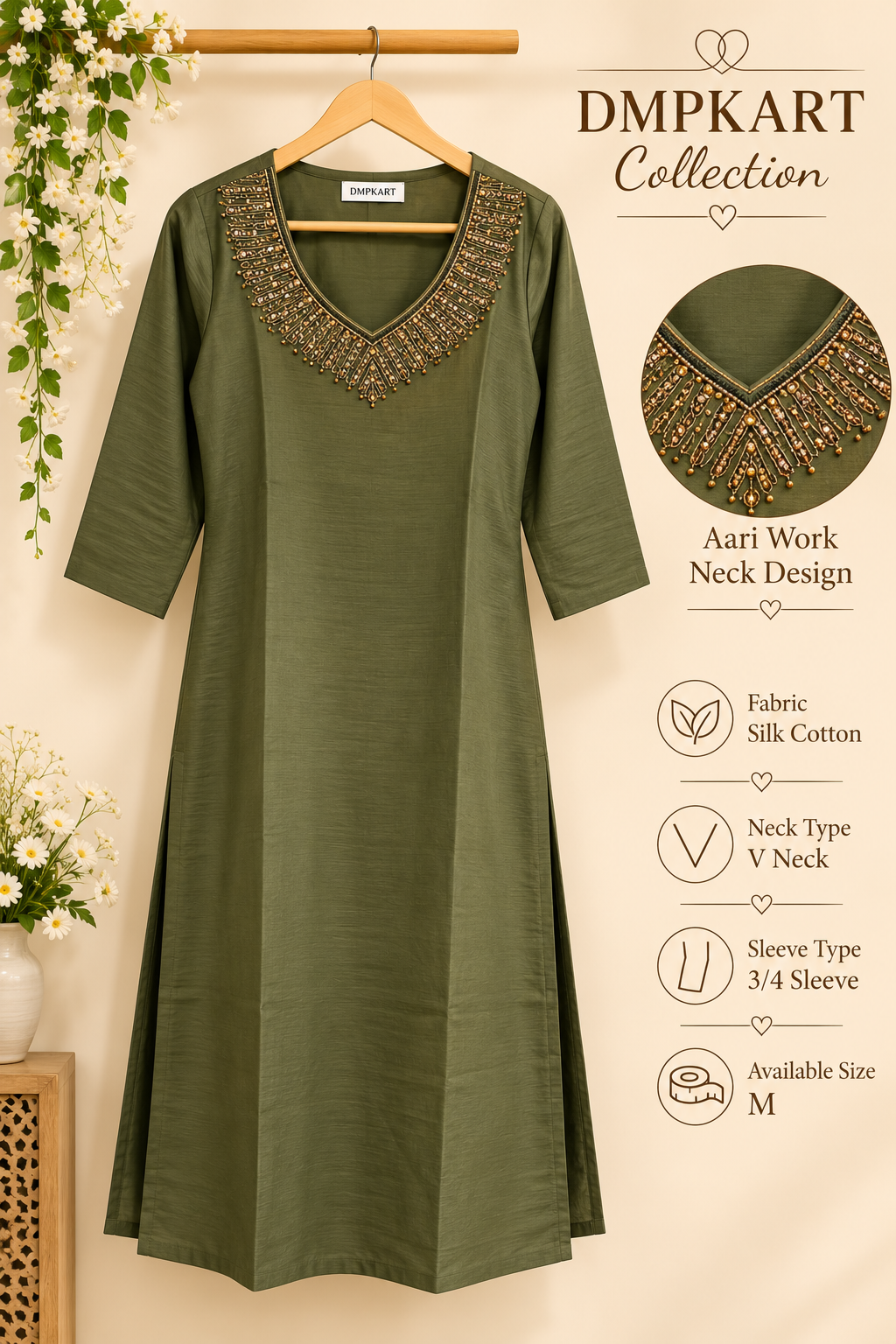 Kurtis - Top Aari work