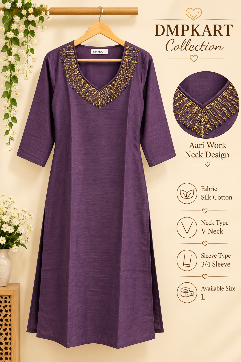 Kurtis - Top Aari work