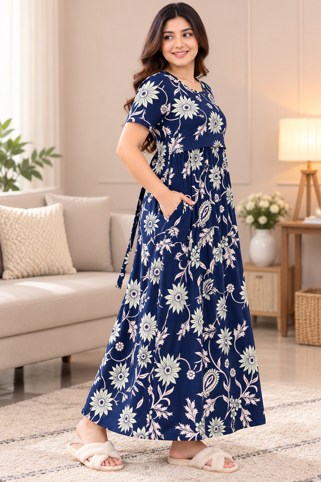 Navy blue- Maternity wear
