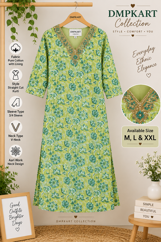 Kurtis - Top Lime Green