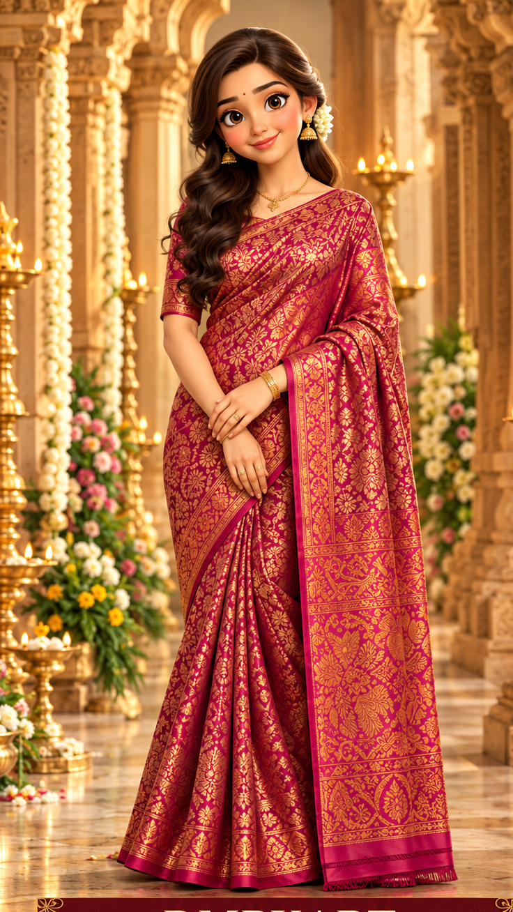 Banarasi Ganga Pattu saree