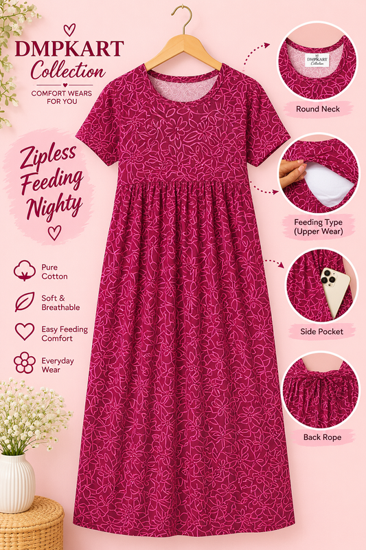 Maroon - Maternity wear