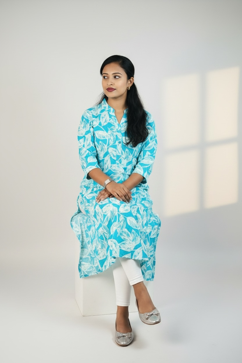 Kurtis - Top Turquoise