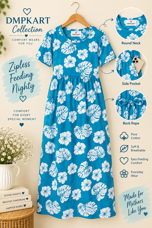 ELECTRIC BLUE - MATERNITY WEAR