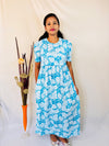 BLUE - MATERNITY WEAR