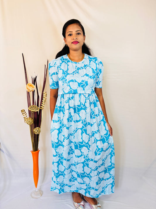 BLUE - MATERNITY WEAR