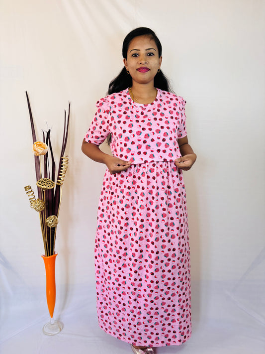 BABY PINK- MATERNITY WEAR