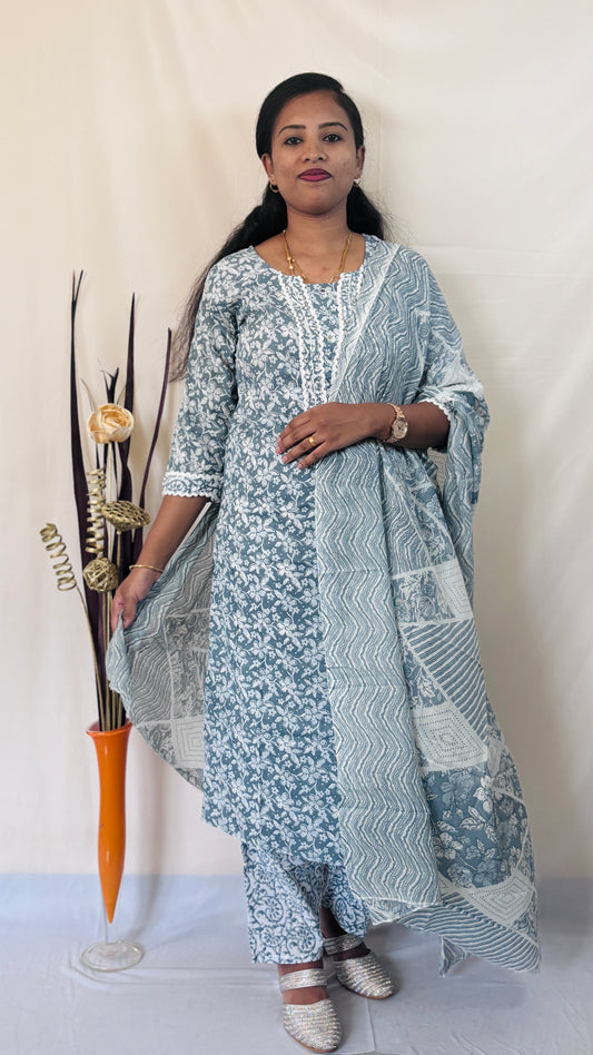 Kurtis - Top, pant with dupatta